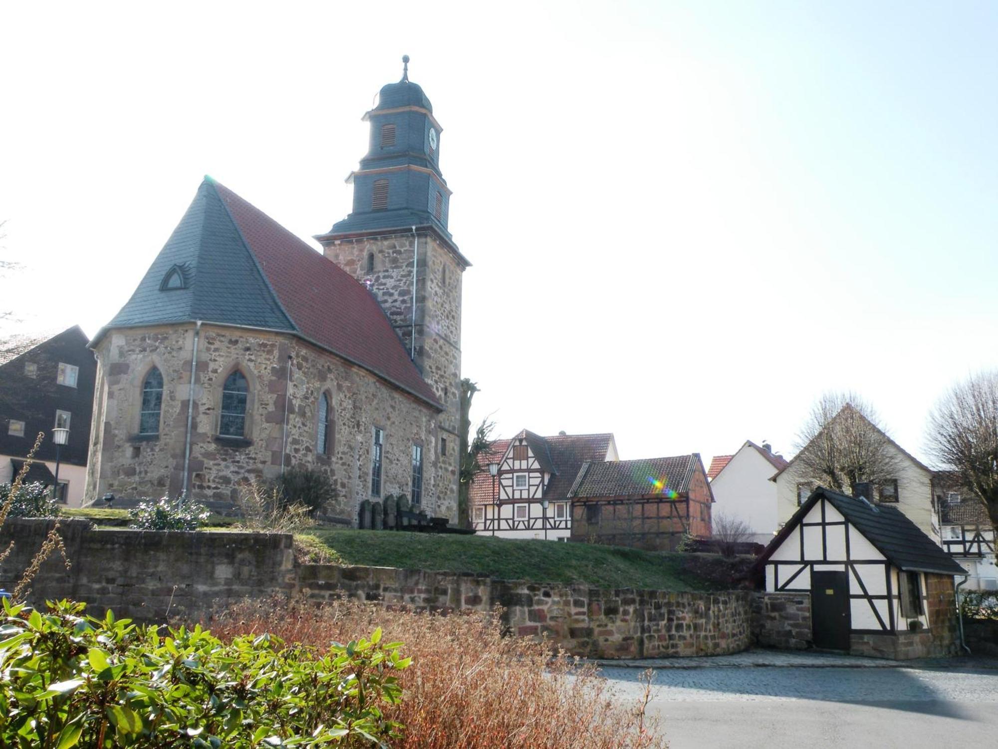 Hollestuebchen Apartment Hessisch Lichtenau ภายนอก รูปภาพ