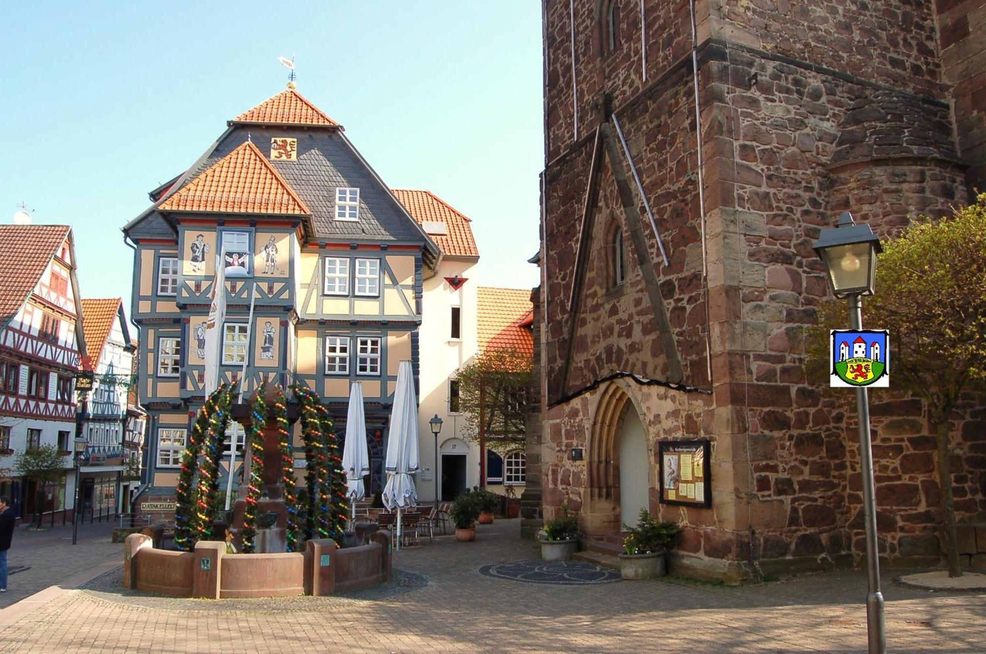 Hollestuebchen Apartment Hessisch Lichtenau ภายนอก รูปภาพ